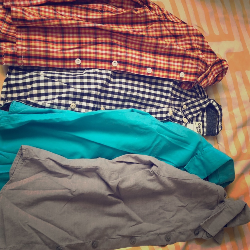 Lot of 4 Boys meeting dress shirts Sz.6